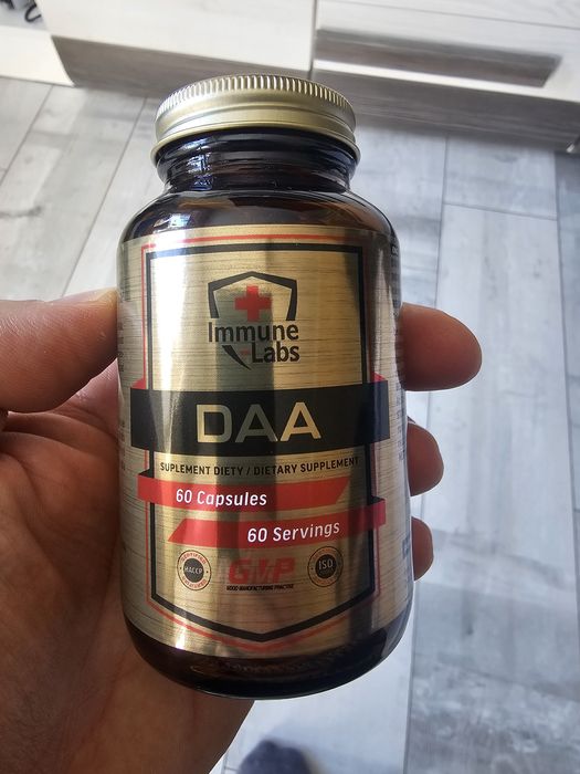 DAA Immune-Labs DAA 1000mg Kwas D-Asparaginowy 240 kap 4 opakowania