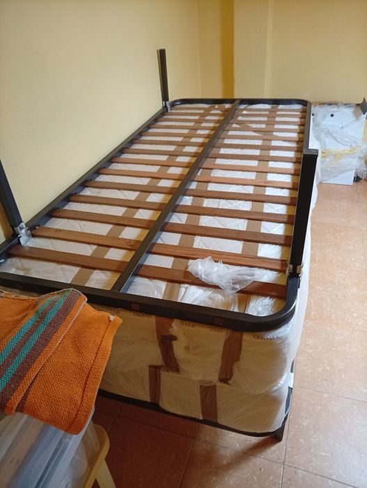 2 Somiers com colchão 90x190