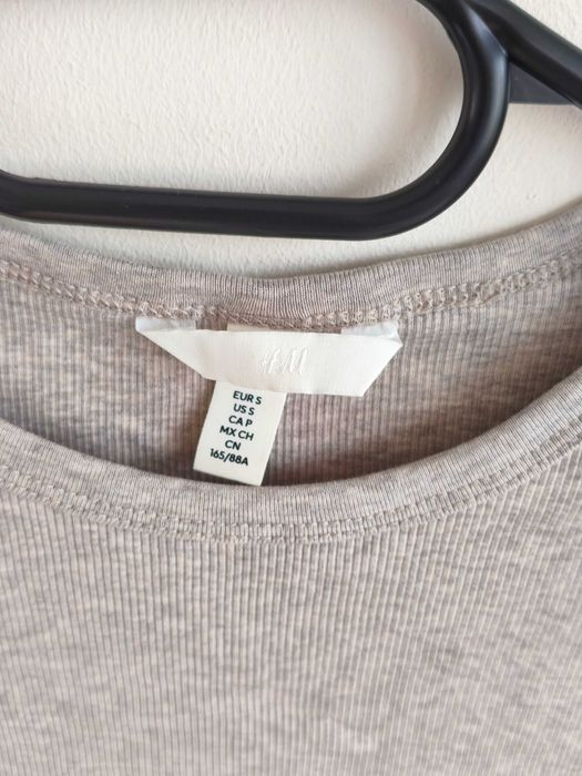 Damski top H&M - szary, roz. S