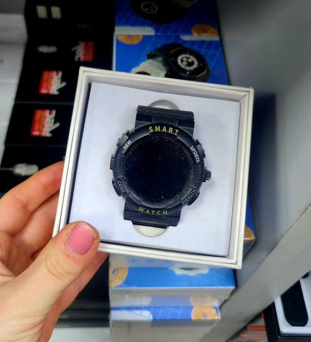 Smartwatch sportowy – inteligentny zegarek z funkcjami zdrowotnymi, Bl