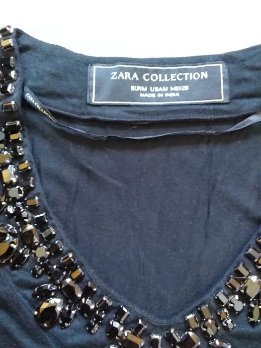 czarna bluzka Zara Collection rozm. M