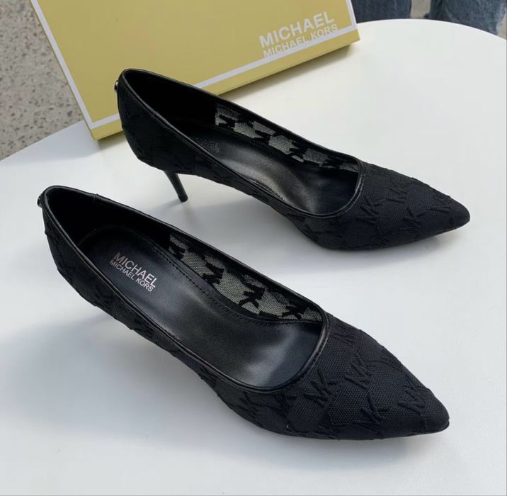 Жіночі туфлі Michael Kors, чорні, каблук 6,5 см
