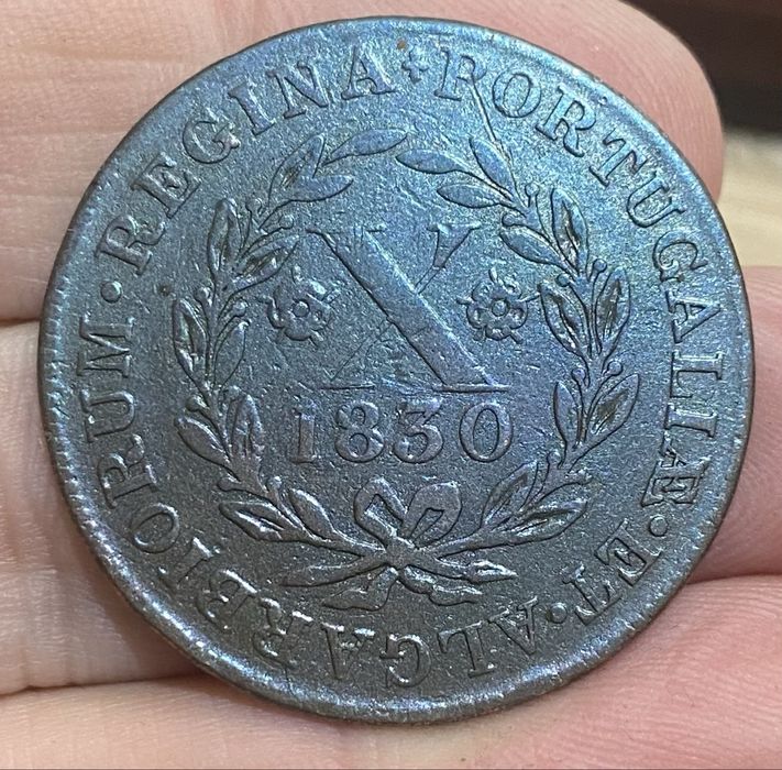 Moeda 1652 - D. MARIA II - X Reis 1830