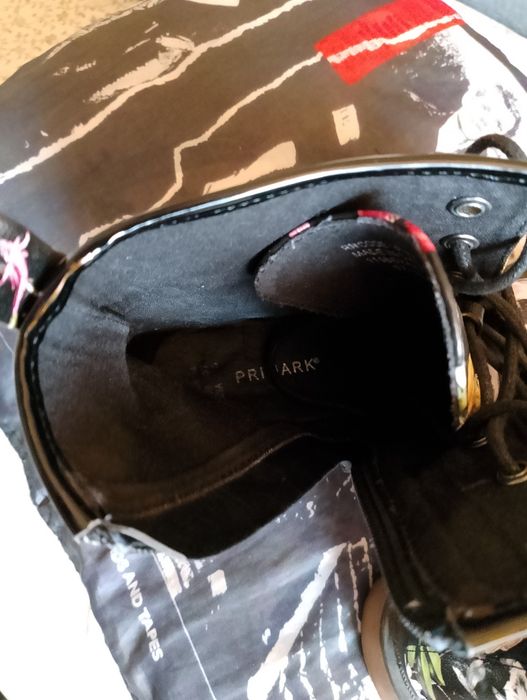 Glany styl dr.martens damskie/dziewczęce Primark kolorowe rozmiar 37