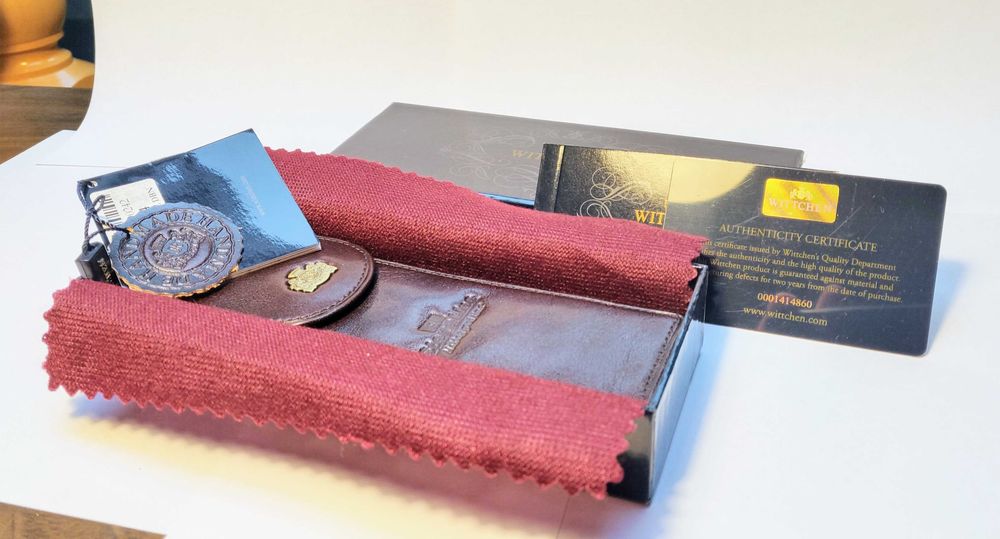 Etui piórnik na pióra długopisy Wittchen skóra - nowe!