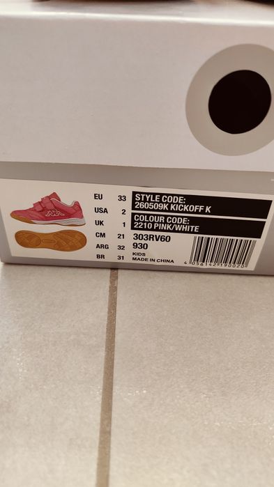 Buty sportowe halowe Kappa Kickoff K 33 dla dziewczynki