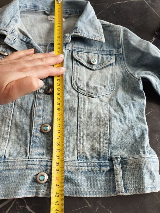 Katana jeansowa 140 cm.