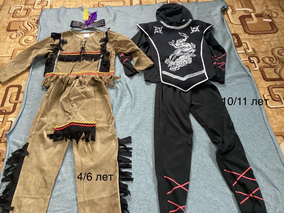 Костюм Новый год Марвел Нинзя Индеец Гари Потер Лев Тигр Бетмен Ковбой