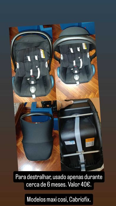 Cadeira auto modelo cabriofix maxi cosi
