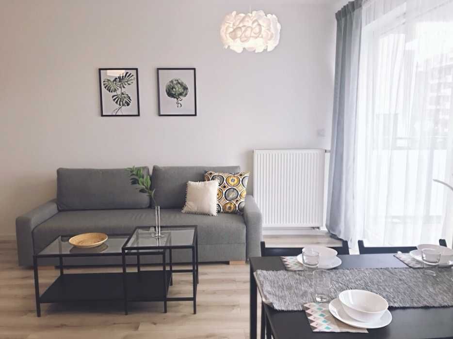 Mieszkanie 1-pokojowe do wynajęcia – Wrocław, Krzyki, ul. Jesionowa. Dostępne od zaraz, bez pośredników, apartamentowiec z ochroną - nowe budownictwo