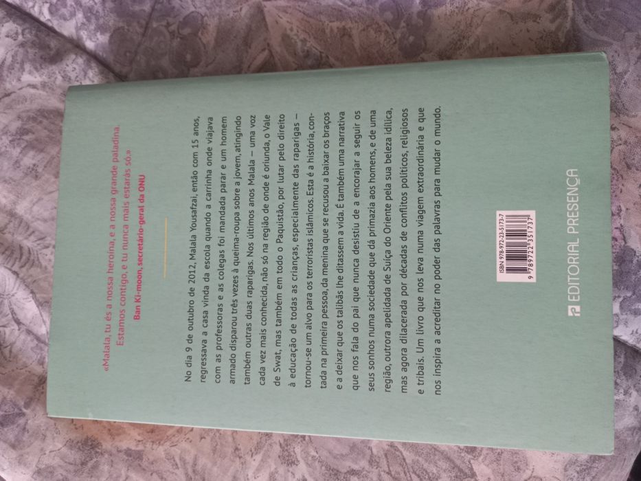 Livro Eu, Malala - editorial presença 2 edição