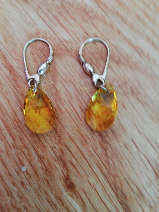 Kolczyki srebrne Swarovski