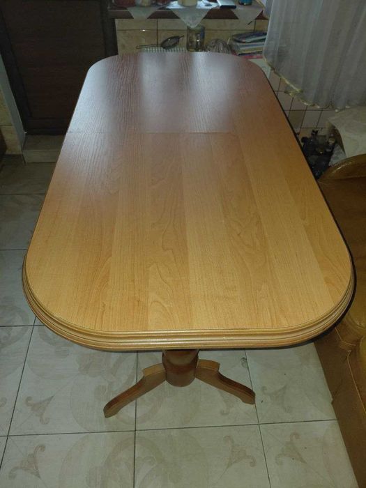 Стіл кухонний дерев'яний складаний . Довжина 1.40, ширина 60