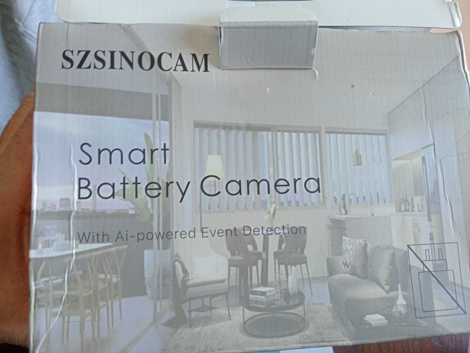 Câmara Vigilância Solar WiFi SZSINOCAM QW8 – Lente Dupla & 4K