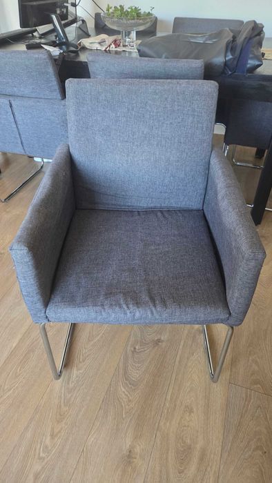 6 Cadeiras Sala Jantar Cinzentas