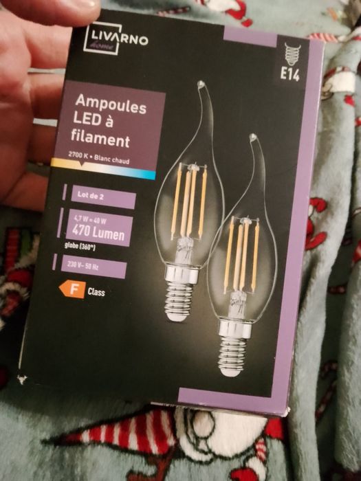 Nowa żarówka LED E14  4,7W=40 W LIVARNO Home