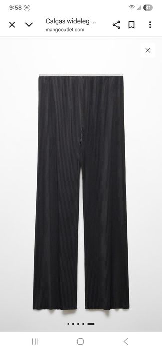 Conjunto calças e blusa XL Mango