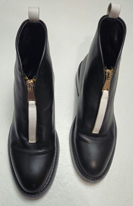 Marni шкіряни черевики декоровані блискавками, натуральна шкіра