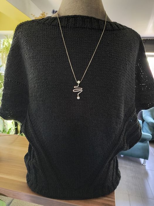 Bluzka kimono bezrękawnik ręcznie robiona