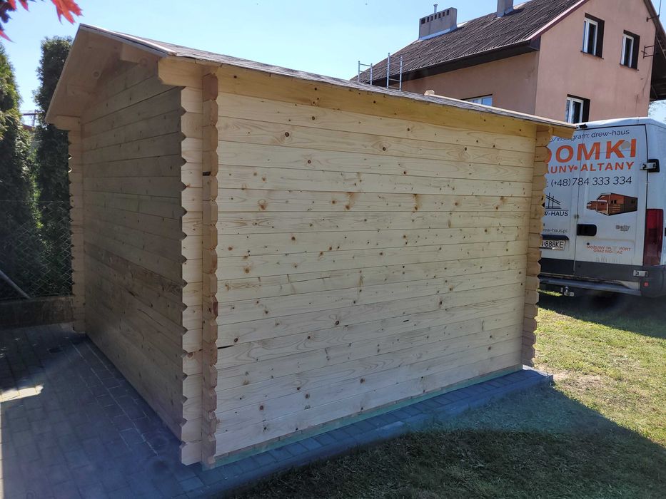 masywny domek ogrodowy*3m x 3m*9m2*narzędziowy*balik  grubosci aż 34mm