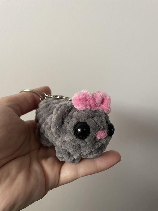 Breloczek sadhamster smutny chomik pluszowy hit tik toka