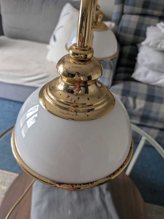 Lampa gabinetowa dwuramienna WOFI Leuchten retro vintage
