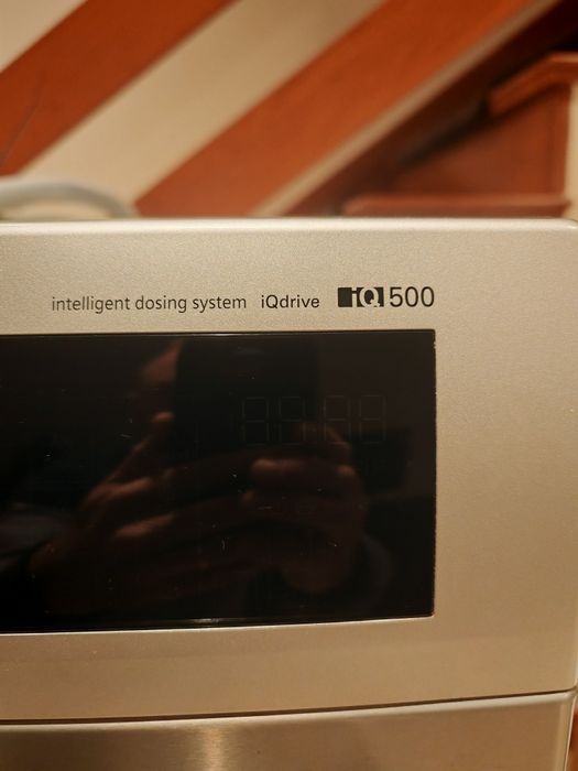 Máquina de lavar roupa Siemens.