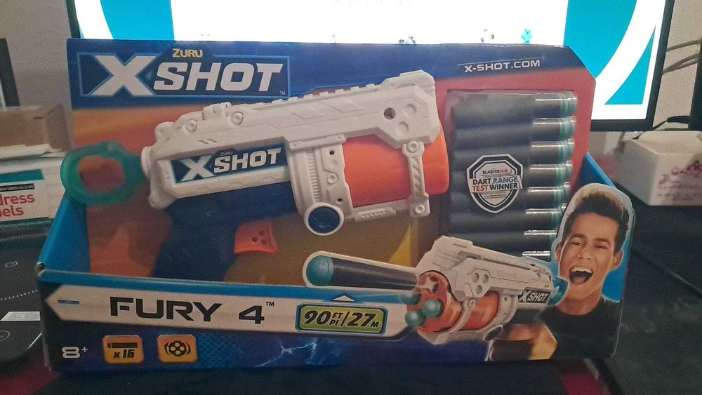 Brinquedo X Shot Fury 4 (NOVO - Na Embalagem)