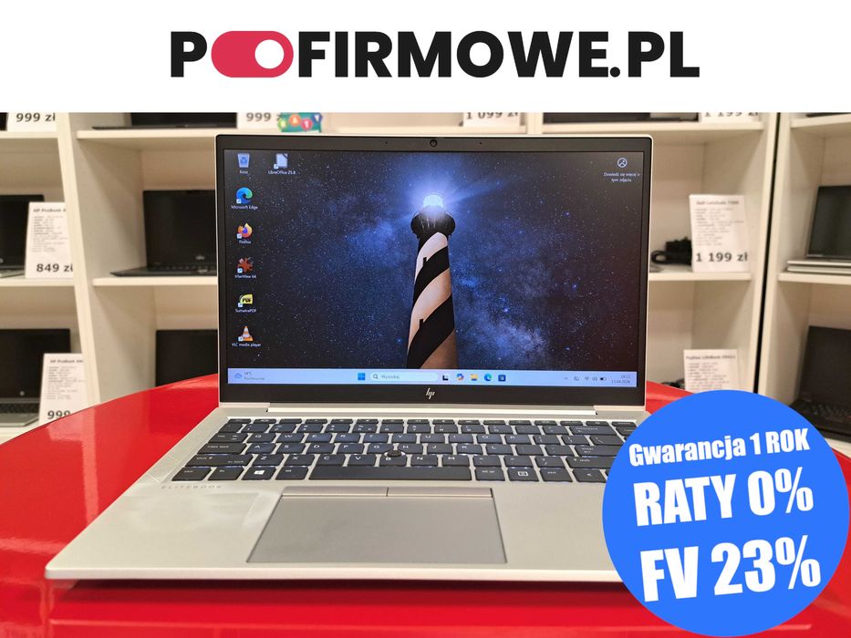 14" Laptop HP Elitebook 840 G7 i5-10GEN 8GB/256SSD FullHD Win11 HDMI Gwarancja 12mc Faktura 23% PoFirmowe.pl