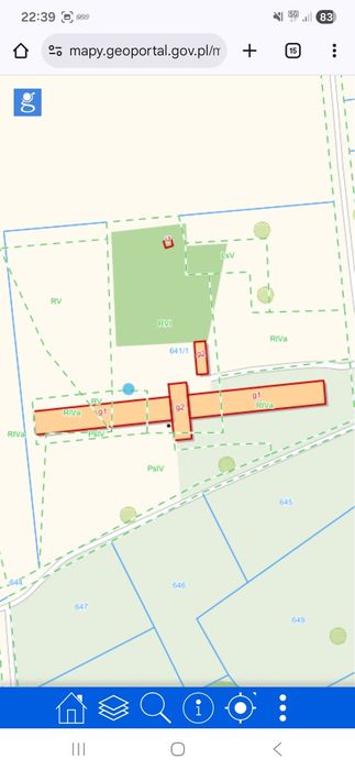 Działka rolna m.Olszowa, gm.Kępno