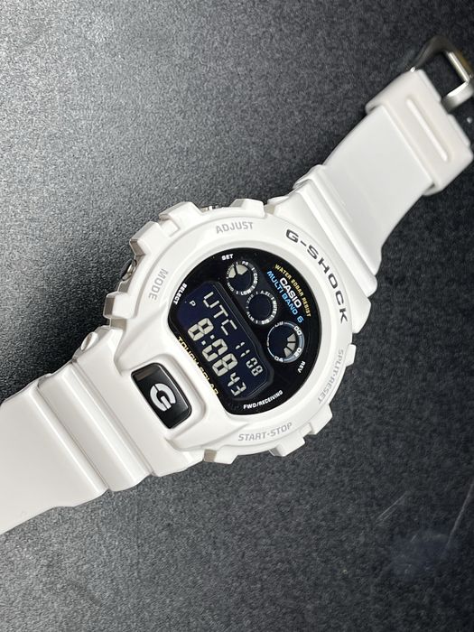 Casio G-SHOCK GW-6900a mb6 solar biały połysk