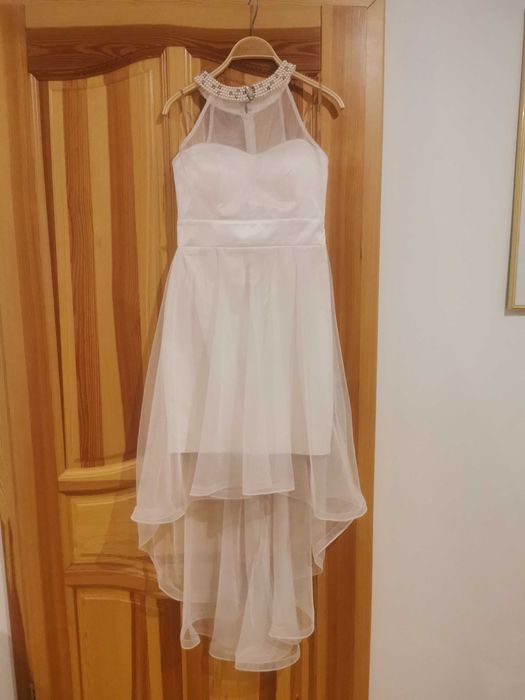 Sukienka biała wesele chrzest komunia .. MEGA PROMOCJA