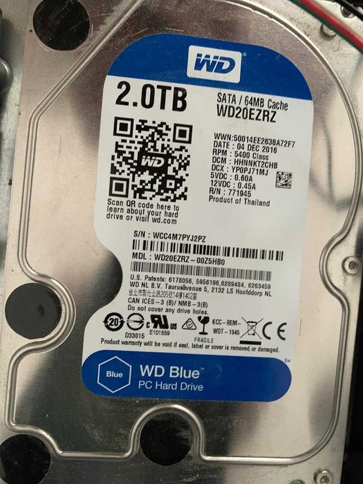 sprzedam dysk pamięci 2.0 TB 2tb WD Blue