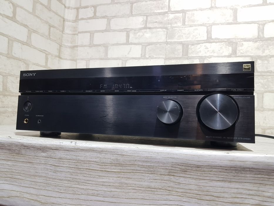 5.2 AV ресивер SONY STR-DH 590, 5*145 Вт, HDMI, BLUETOOTH, 4K, б/у