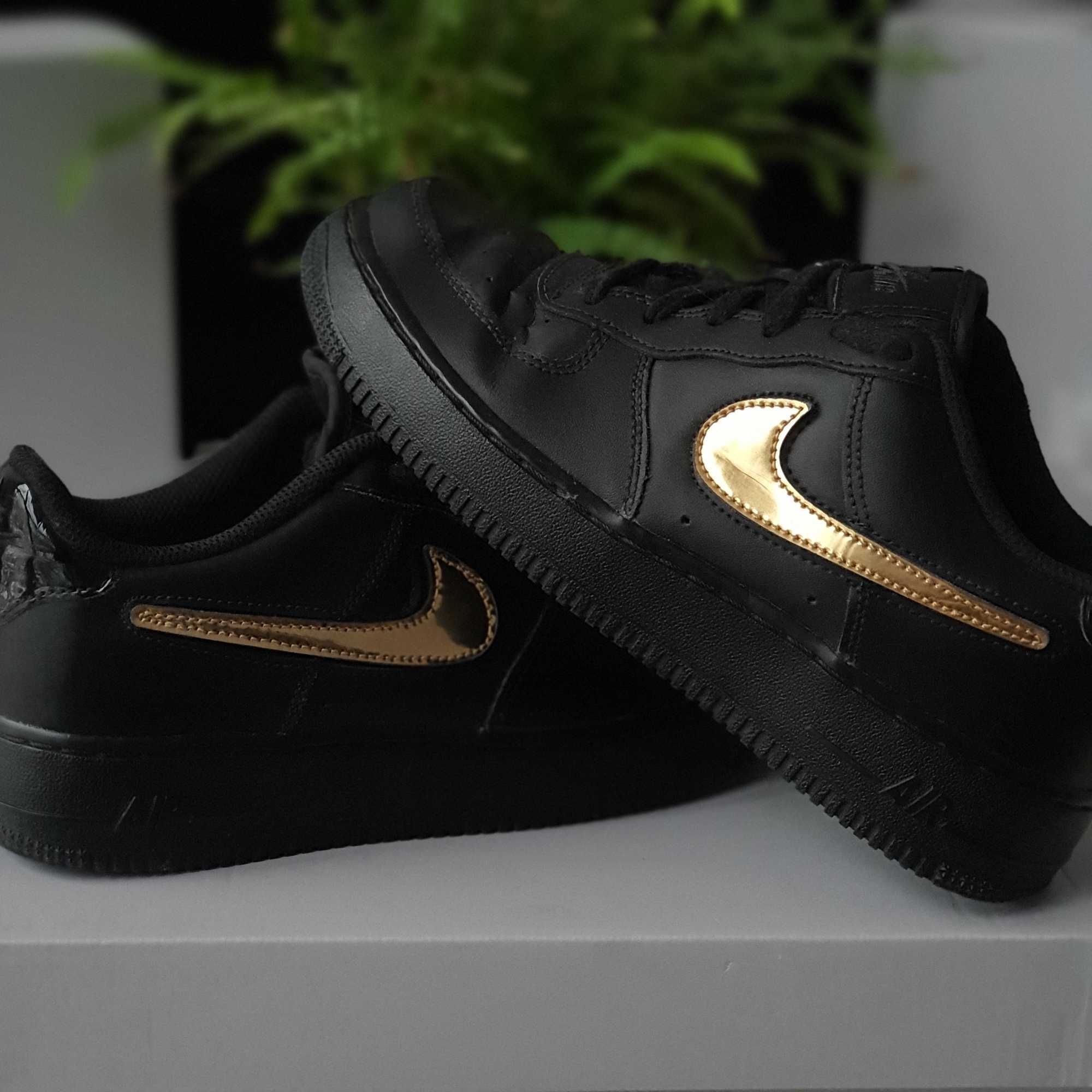 Buty NIKE Air Force 1 LOW czarne z ote 38.5 oryginalne Warszawa rodmie cie OLX.pl