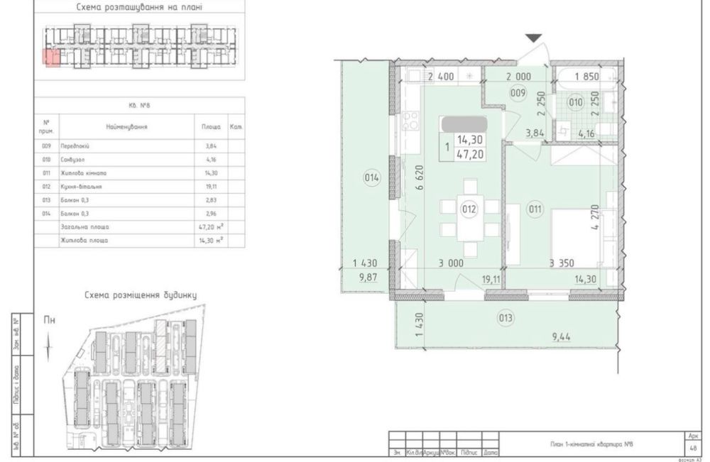 Нова Англія, найкраща панорамна квартира з балконом, будинок Нотінгем