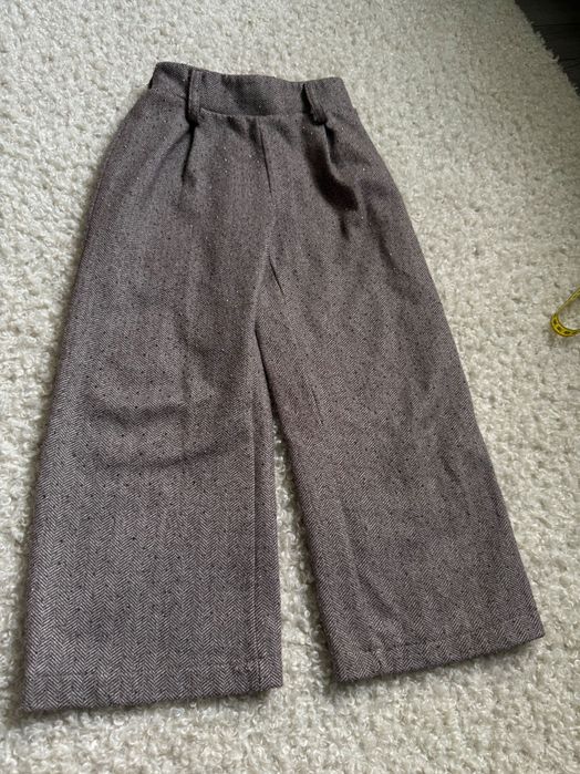 Штани твідові з блискітками