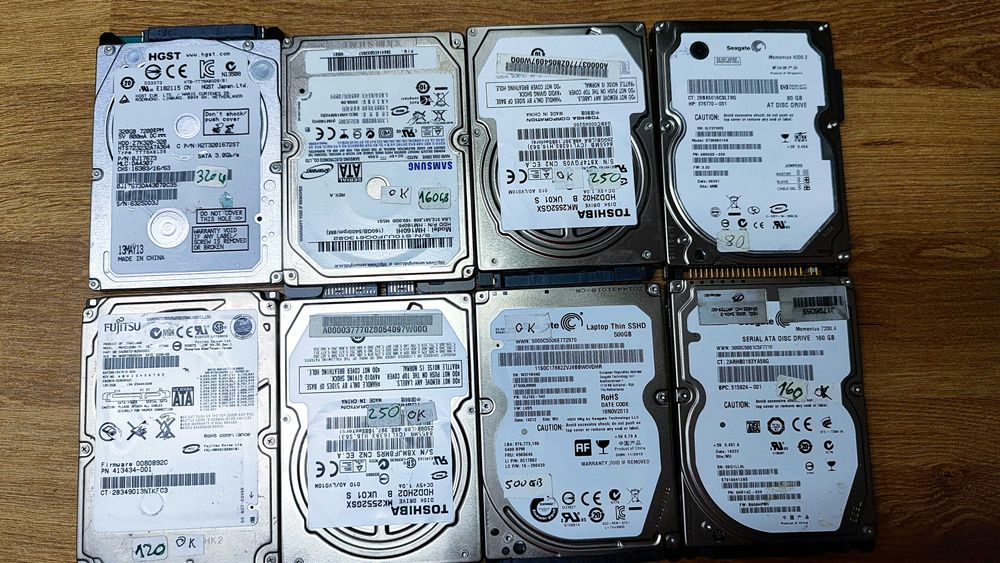 Discos Sata 2.5 varios