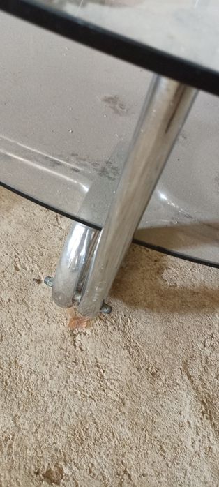 mesa de centro em vidro