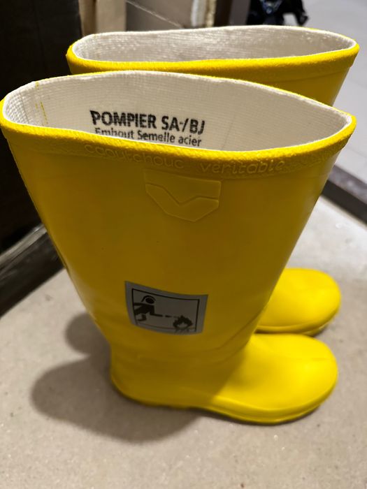 Сапоги защищенные резиновые