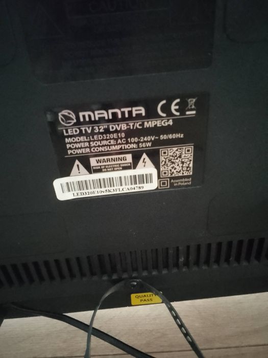 Telewizor manta 32, dekoder