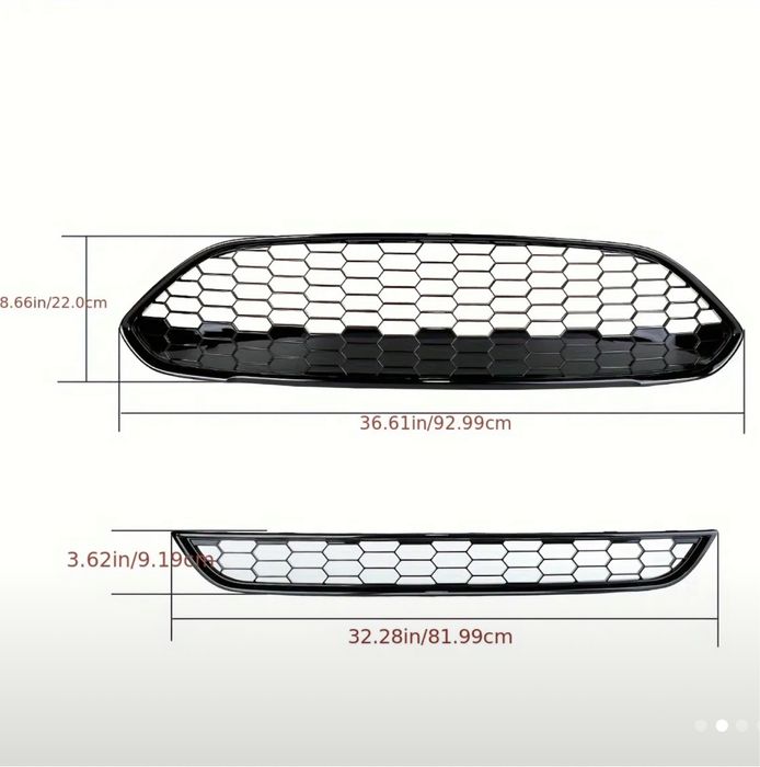 Grelha dianteira Ford Fiesta