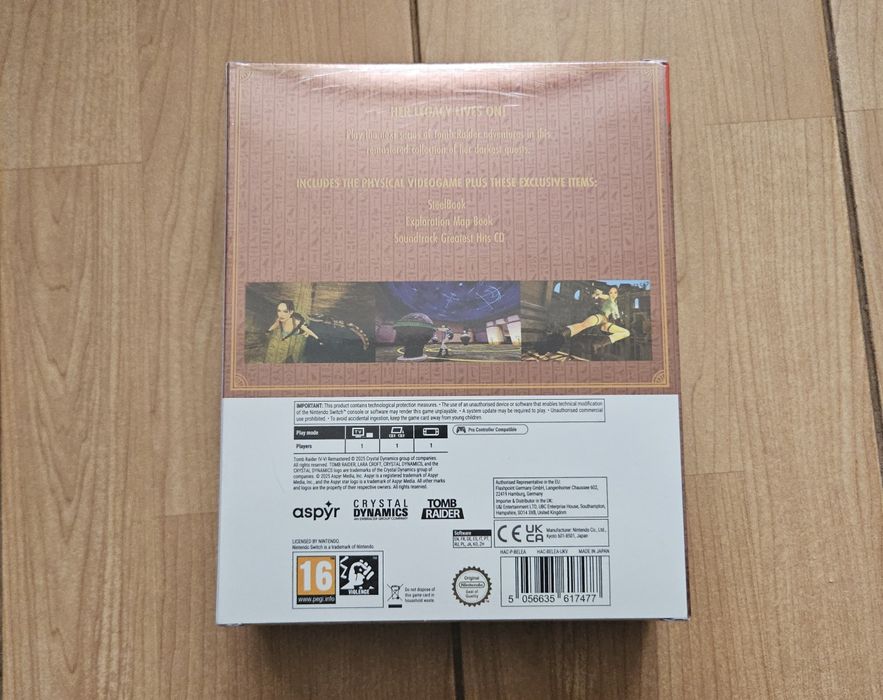 Гра Tomb rider remastered deluxe edition nintendo switch