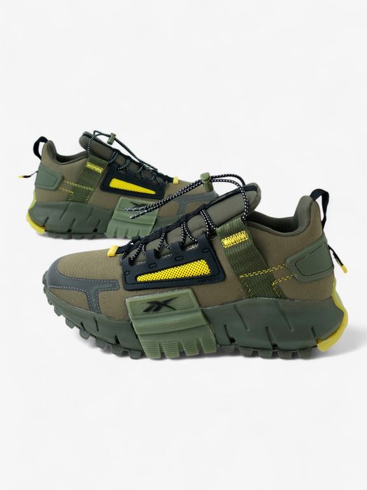 Жіночі - підліткові демісезонні термо кросівки Reebok Zig Kinetica Edge Khaki (37р/38р/39р/40р)