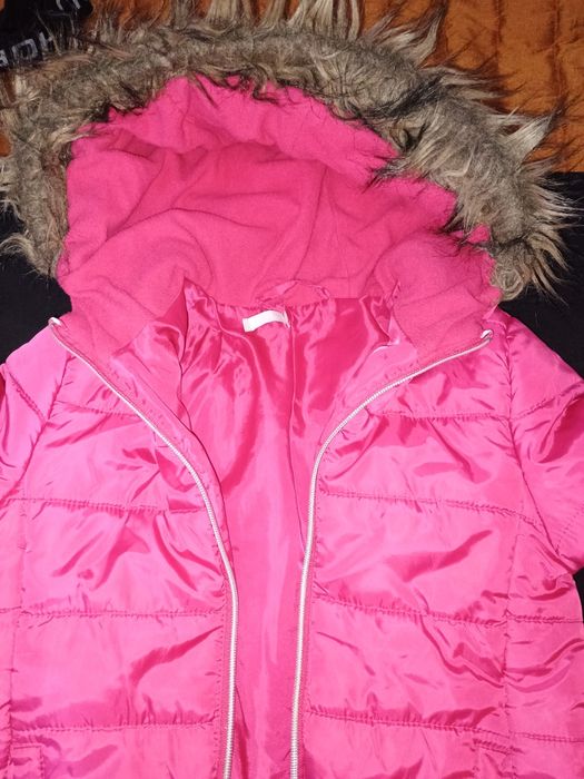 Wiosenna różowa kurtka roz. 128