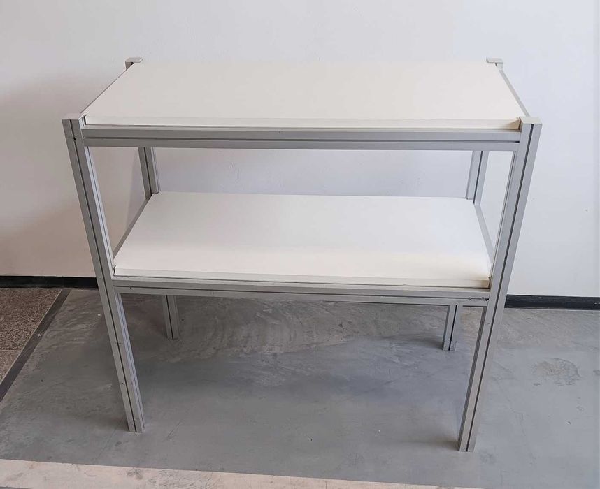 Lada regał ława z profili aluminiowych 95 X 103 X 54