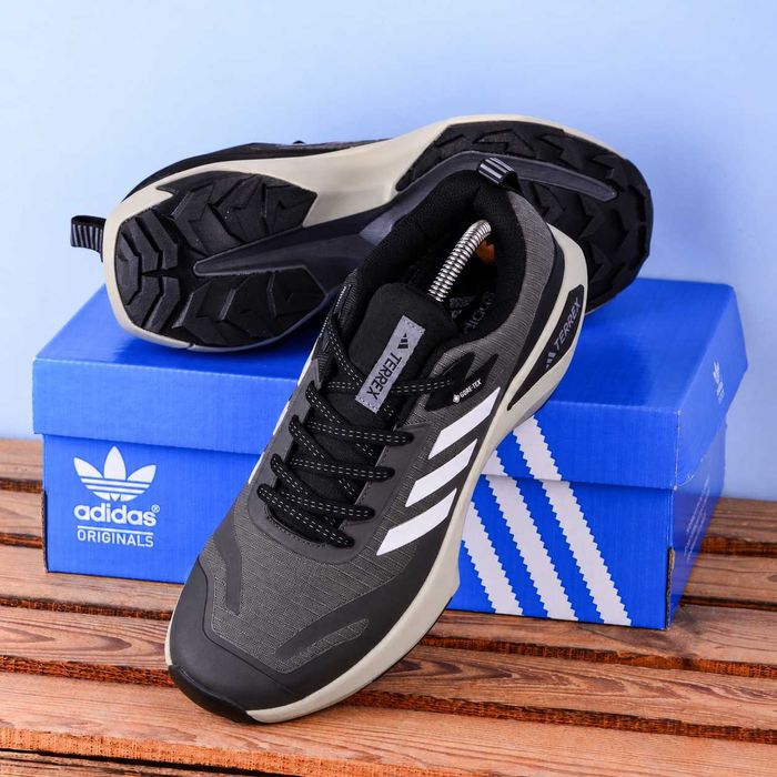 (2461) Термо осінь-зима Adidas Terrex Anylander Кросівки сірі (41-45) адідас