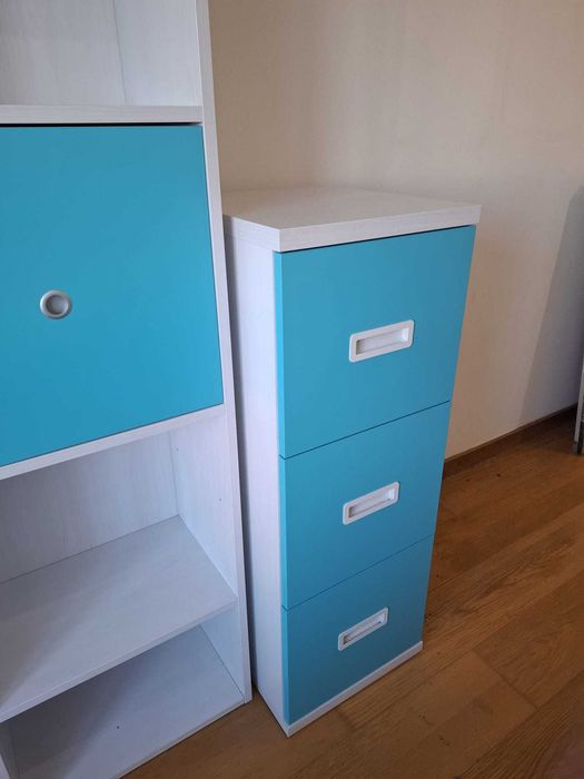 Móveis Quarto Criança – Estante + Cómoda (Arrumação) Rimobel