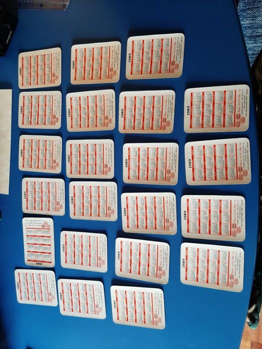 22 Calendários dos Jogos Olímpicos