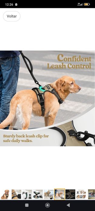 Arnês p/ cães marca rabbitgoo